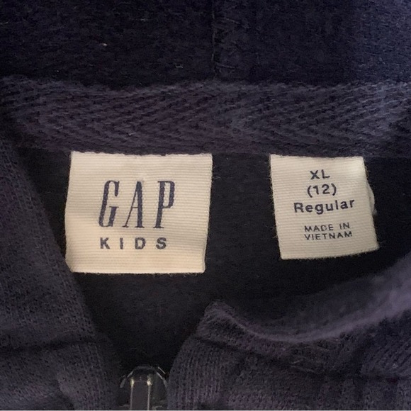 Gap Vintage Hooded Zipper Worldwide Rainbow Unisex XL 12 Reg - Picture 6 of 14